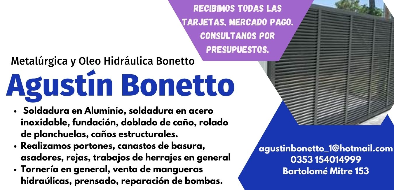 2020-08-08 07:15:00 Metalúrgica y Oleo hidráulica Bonetto